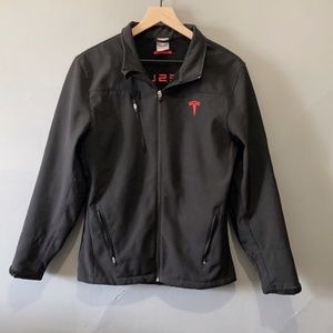 tesla men's corporate jacket size small